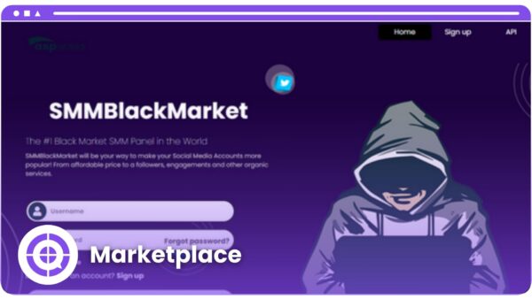 BLACKMARKET SMM PANEL THEME DESIGN